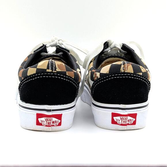 Vans Old Skool Shoes Mens 4.5 Womens 6 Unisex Desert Camo Checkerboard 500714 - Picture 5 of 9
